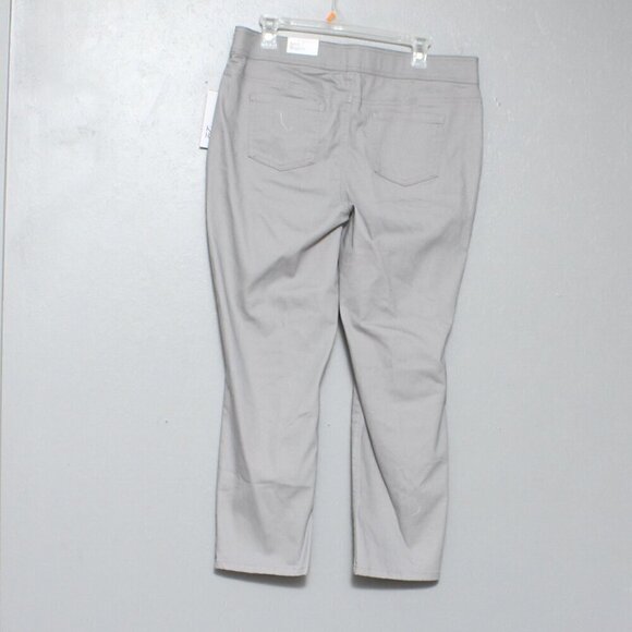 Kim rogers nwt pewter pull on straight year round pants - Picture 2 of 9